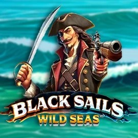 Black Sails Wild Seas logo by Infinity Dragon Studios Mega Casino