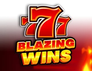 Blazing Wins logo by Playson at Mega Casino