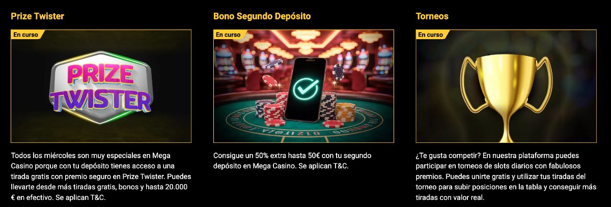 mega casino promociones