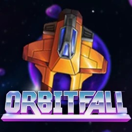 Orbitfall casino game by ELK Studios – featured logo at Mega Casino