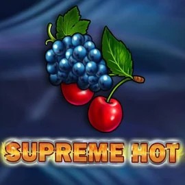 Supreme Hot slot logo by Amusnet Interactive at Mega Casino