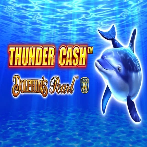 Thunder Cash Dolphins Pearl online game logo by Novomatic on megaa-casino.es